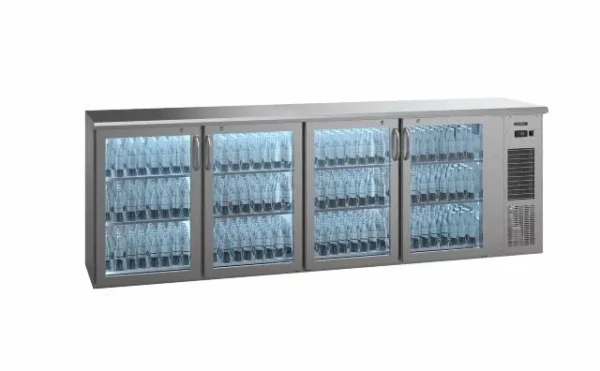 ECO 4 PTES VITREES INOX GRP LG